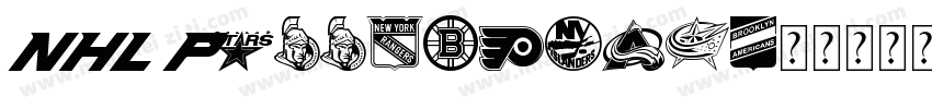 NHL Pittsburgh字体转换
